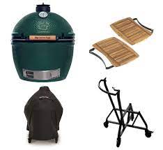 |Big Green Egg Acacia Wooden egg mates L 17inch|Big Green Egg intEGGrated Nest Handler L|Big Green Egg Xlarge|Big Green Egg Cover integgrated Nest XL