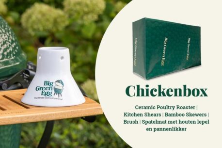 |Big Green Egg Sittin' Chicken Ceramic Roaster|Big Green Egg Kitchen Shears|Big Green Egg Bamboo Skewers Logo|||