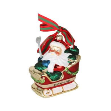 Big Green Egg Christmas Ornament the traditional