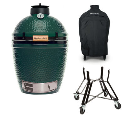 Big Green Egg Medium & Nest & Cover||Big Green Egg Nest Medium|