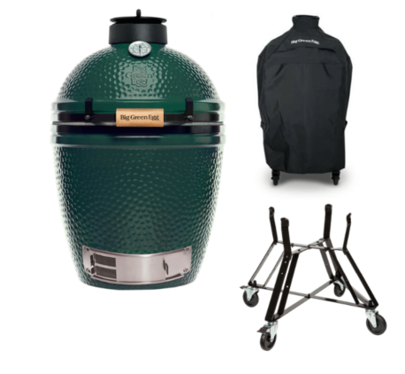 Big Green Egg Medium & Nest & Cover||Big Green Egg Nest Medium|