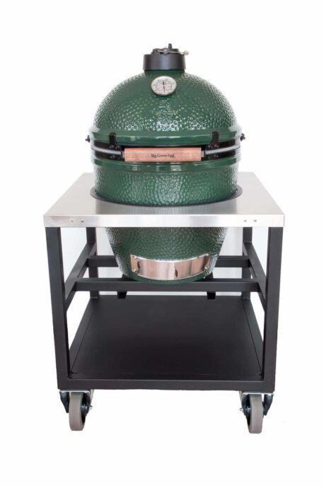 Big Green Egg Xlarge in Roestvrij stalen tafel|Big Green Egg Xlarge in Roestvrij stalen tafel