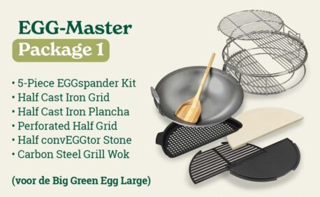 ||Big Green Egg Carbon Steel Wok|Big Green Egg Half convEGGtor Stone XLarge|Big Green Egg Half Cast Iron Grid XLarge|Big Green Egg Perforated Half Grid XLarge|Half Cast Iron Plancha 2XLarge