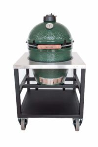 Big Green Egg Xlarge in Roestvrij stalen tafel|Big Green Egg Xlarge in Roestvrij stalen tafel