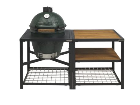 Big Green Egg Large & Expansion Frame +wood+wood+grid