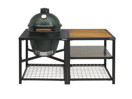 Big Green Egg Medium & Expansion frame+SS+Wood+Grid