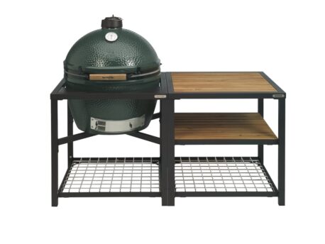 Big Green Egg XLarge & Expansion Frame Wood+Wood+Grid